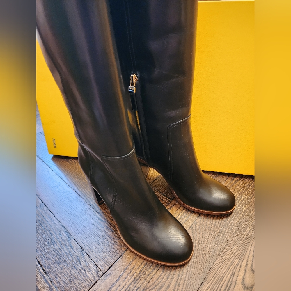 Fendi Black Over the Knee Boots